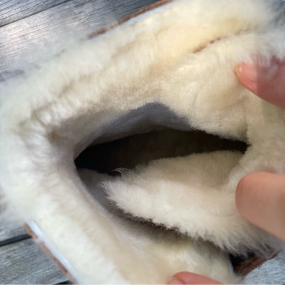 Kookaburra moccasin booties full shearling 9 - Picture 6 of 7